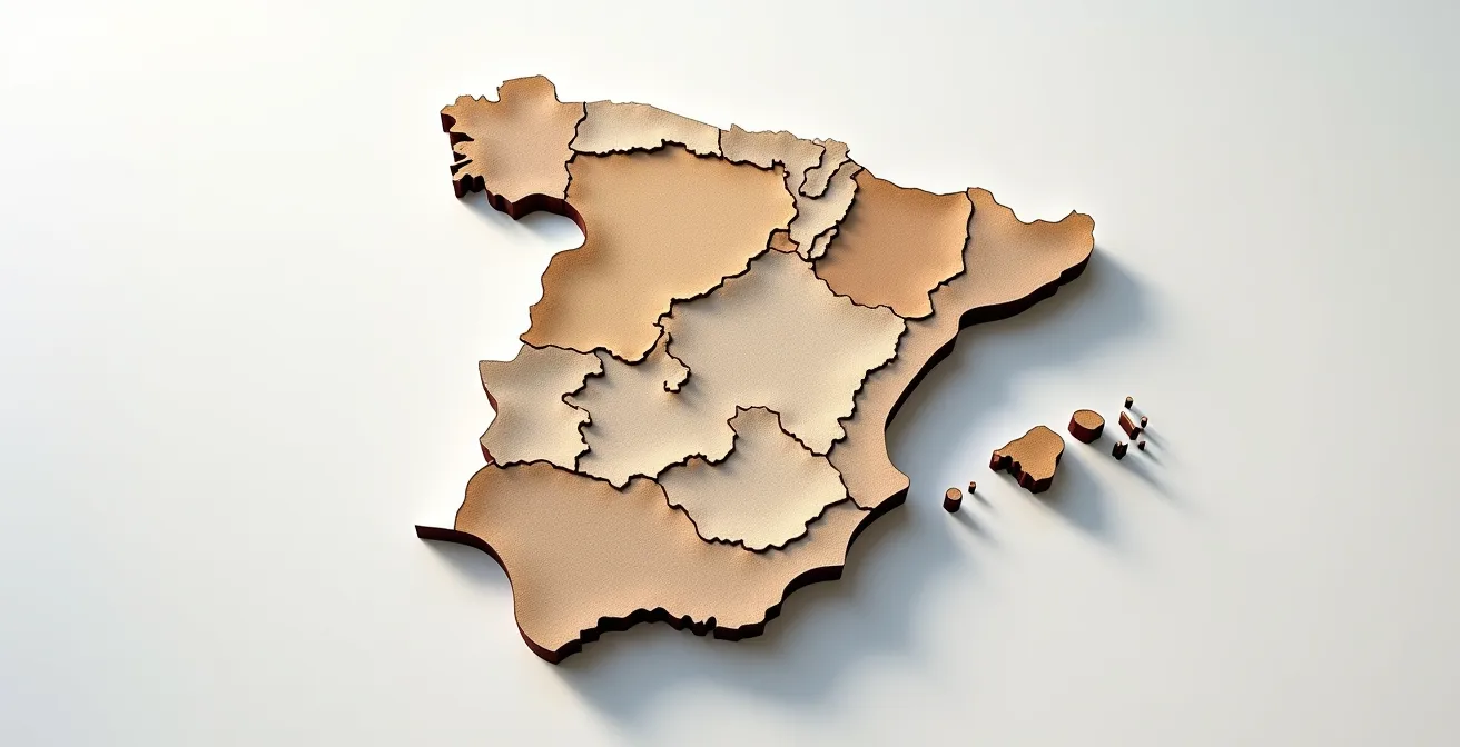 Mapa conceptual de ventajas de seguros de ahorro por comunidad autónoma en España